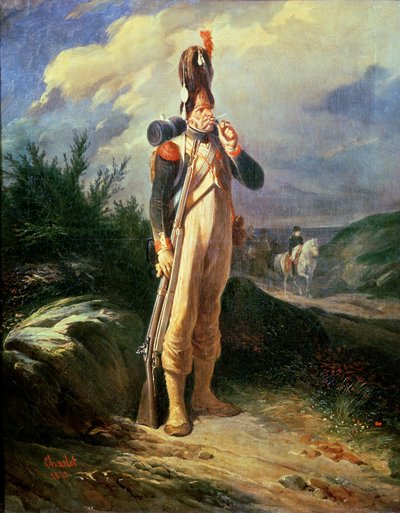 Der Grenadiergardist, 1842 von Nicolas Toussaint Charlet